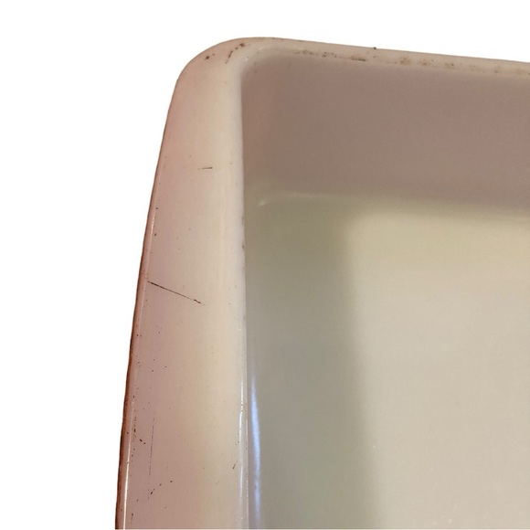 Vintage Pyrex 222 Pink Flamingo 8”x8”x2” Square Casserole Dish Cottagecore MCM - Picture 3 of 15